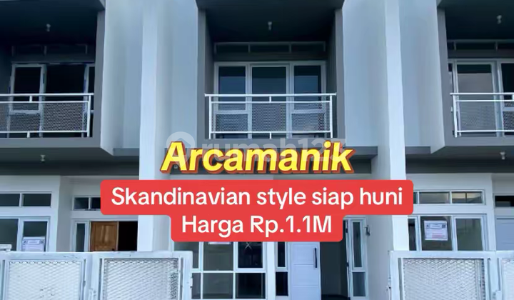 Rumah 2 Lantai dengan Model Skandinavian Siap Huni