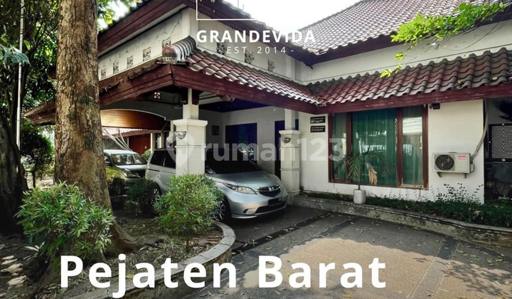 Pejaten Bangunan 1 Lantai Lokasi Strategis Tanah Luas Bisa Cicilan Bank