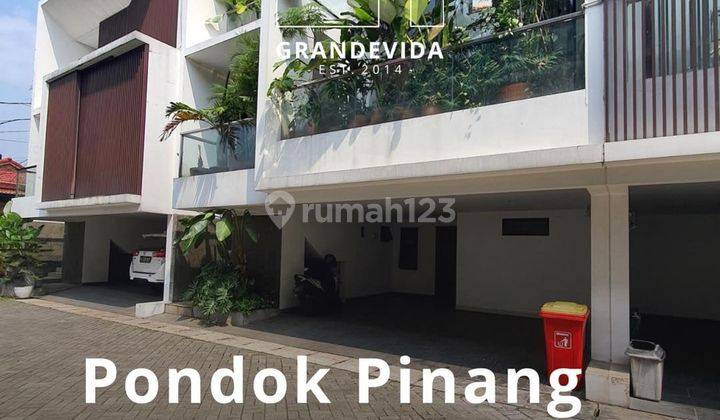 Rmh Cantik Dalam Townhouse Pondok Pinang Bangunan 3 Lantai Full Furnish 1