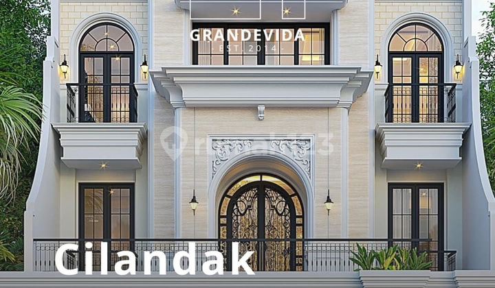 Brand New Luxurious Classic House Discount Kitchen Set And AC At Cilandak