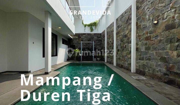 Tropical Modern House Full Renovated Dalam Komplek Mampang Prapatan 1