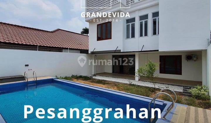 Brand New Classic Modern House 3 Lantai Dalam Komplek Pesanggrahan Jaksel 1