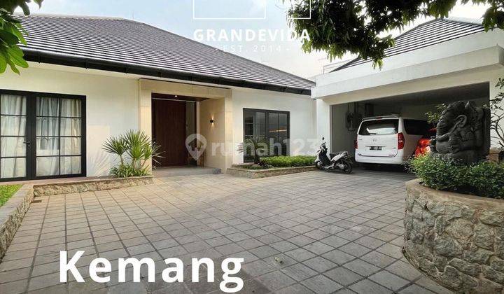 Rmh Baru Design Tropical 1 Lantai Jarang Ada Lokasi Bagus Ampera Kemang 1