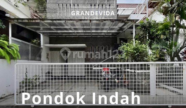 Hunian Aman Nyaman Dan Tenang Bangunan 2.5 Lantai Jalan Depan Lebar Pondok Indah