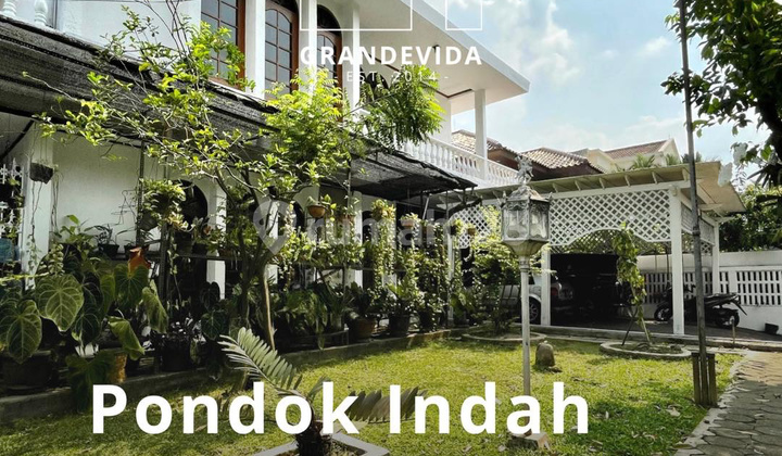 Rmh Lama Terawat Bangunan Kokoh Dan Bentuk Tanah Persegi Prime Area Pondok Indah