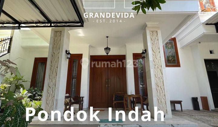 Rmh Mewah Lokasi Premium Bangunan Terawat Dan Siap Huni Di Pondok Indah 1