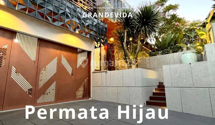 RUMAH SIAP HUNI DESIGN TROPICAL MODERN DI PERMATA HIJAU KEBAYORAN LAMA JAKSEL 1