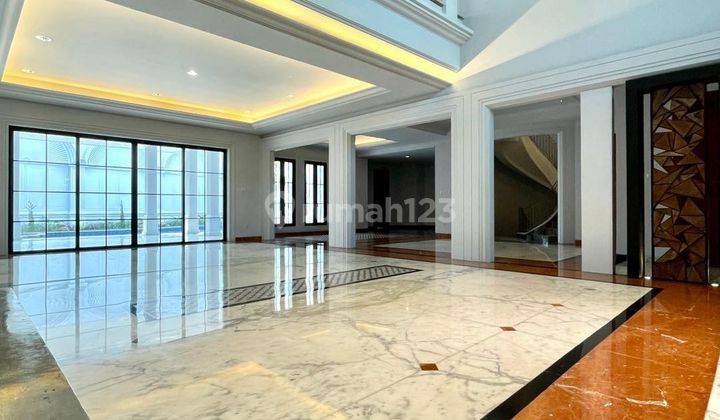 RUMAH MEWAH KONDISI BARU SIAP HUNI DESIGN CLASSIC JALAN LEBAR DI PONDOK INDAH JAKARTA SELATAN 2