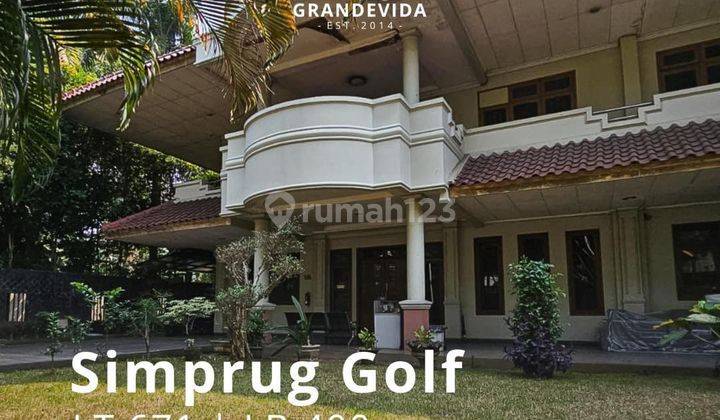 RUMAH LAMA HITUNG TANAH LOKASI STRATEGIS DALAM KOMPLEK DEKAT KE SENAYAN 1