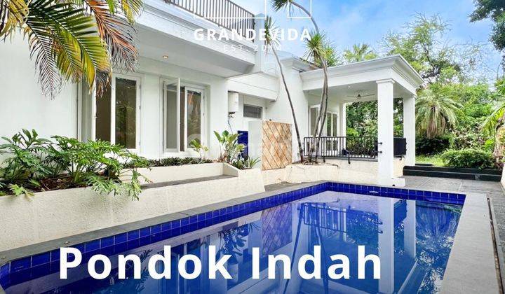 DIJUAL DAN DISEWAKAN RUMAH MEWAH DI PONDOK INDAH ASRI DAN TERAWAT TANAH LUAS 1