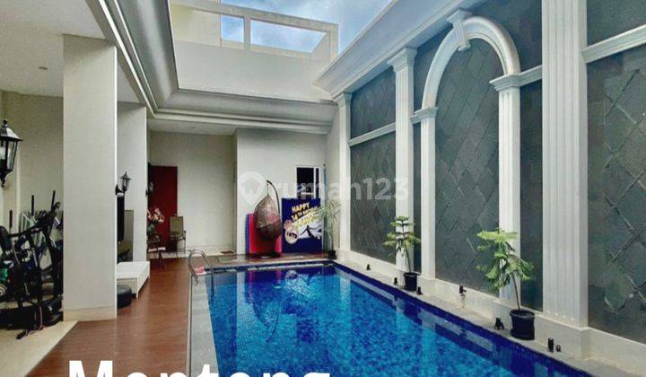 RUMAH MEWAH DI MENTENG BANGUNAN 3 LANTAI ADA PRIVATE LIFT DAN PRIVATE POOL 1