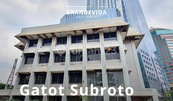 SUPER MURAH DIJUAL GEDUNG KANTOR GATOT SUBROTO 4 LANTAI LOKASI STRATEGIS