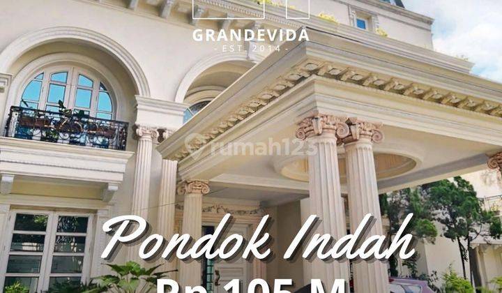 RUMAH MEWAH PONDOK INDAH TANAH DAN BANGUNAN LUAS DENGAN ROOFTOP VIEW GOLF 1