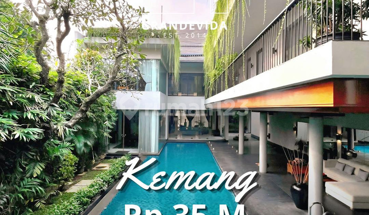 RUMAH MEWAH DI KEMANG SIAP HUNI KONSEP DESIGN VILLA BALI NYAMAN DAN ASRI 1