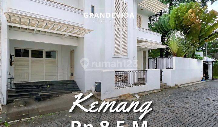 Rumau Dijual Di Kemang Dalam Cluster Terawat Dan Siap Huni Bangunan 2 Lantai 1