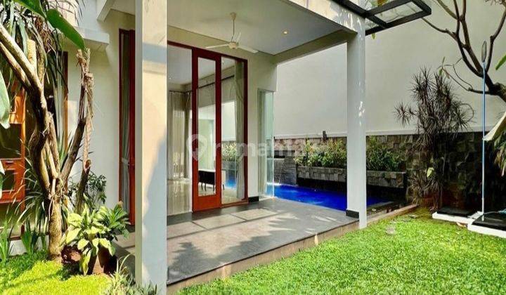 RUMAH DI KEMANG DESIGN MODERN TROPIS DALAM TOWNHOUSE ADA SWIMMING POOL TERAEAT DAN SIAP HUNI 2