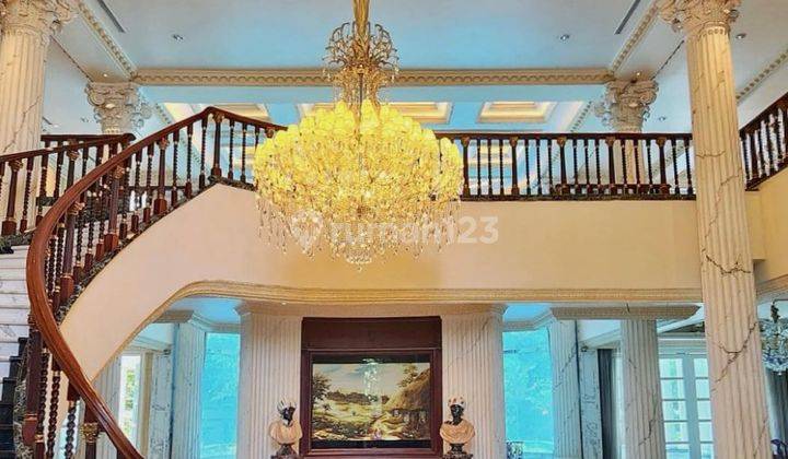 SUPER MEWAH RUMAH DI PONDOK INDAH TANAH DAN BANGUNAN BESAR ROOFTOP VIEW GOLF 2