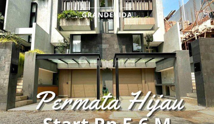 BRAND NEW RUMAH DI PERMATA HIJAU SMART HOME SYSTEM MODERN MINIMALIS 1