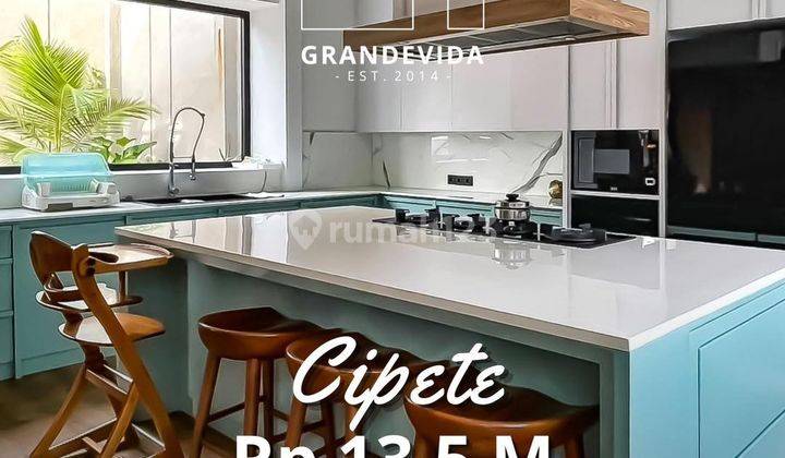 Rumah Dijual Di Cipete Bangunan 2 Lantai Fully Furnish Scandinavian Interior Design 1