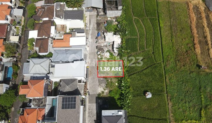 Rare Freehold Small Plot With Rice Field Views Laocation At Kerobokan