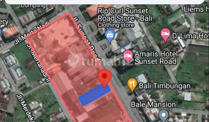 Tanah Prime Location Jalan Utama Sunset Road -Bali Tanah Prime Location Jalan Utama Sunset Road -Bali