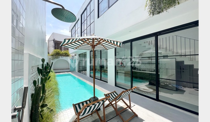 3 Bedrooms Minimalist Modern Style Villa At Pererenan Canggu
