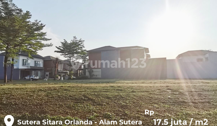 Kavling Aroma Sultan! Cluster Elite Di Alam Sutera Lingkungan Terbaik Posisi Super Strategis Siap Bangun Rumah Idaman Kavling Aroma Sultan! Cluster Elite Di Alam Sutera Lingkungan Terbaik Posisi Super Strategis Siap Bangun Rumah Idaman