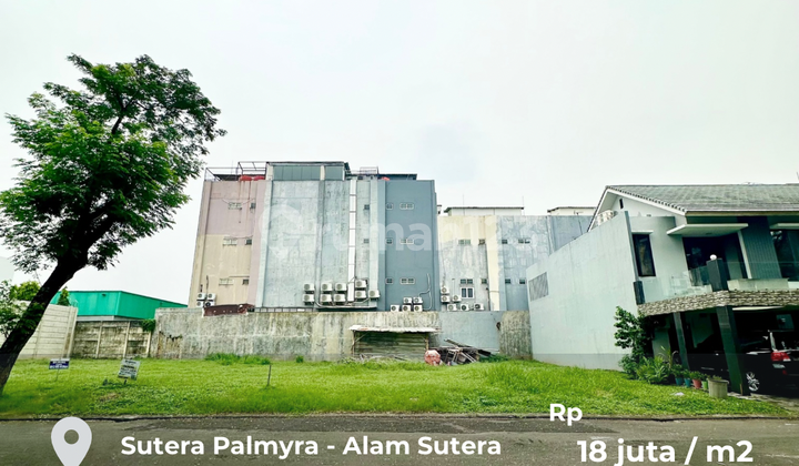 Konsultasi Gratis! Nego Yuk! Kavling Siap Bangun Di Cluster Strategis Palmyra Alam Sutera Selangkah Ke Mall Dan Toll Tanah di Jl. Alam Sutera Boulevard, Pakualam, Kec. Serpong Utara, Kota Tangerang Selatan, Banten, Alam Sutera PPJB 290.0