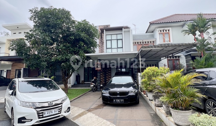 Adem Banget! Rumah Pasangan Harmonis! Sutera Elok Selangkah ke Mall Bebas Banjir