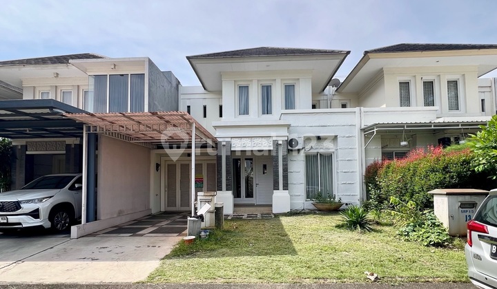 Di Jalan Utama! Cluster Adem Sutera Feronia Alam Sutera! Hanya 3 Menit Ke Mall Area Aman Dan Nyaman Banyak Pohon Depan Taman