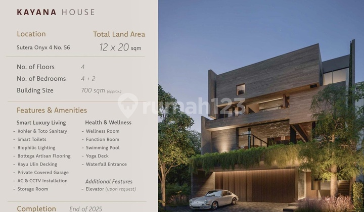 Rumah Idaman! Bangunan Mandiri! Spek Premium! Sutera Onyx Alam Sutera Kawasan Terbaik Untuk Tinggal Lingkungan Nyaman Sejuk Dan Bebas Banjir Rumah Idaman! Bangunan Mandiri! Spek Premium! Sutera Onyx Alam Sutera Kawasan Terbaik Untuk Tinggal Lingkungan Nyaman Sejuk Dan Bebas Banjir