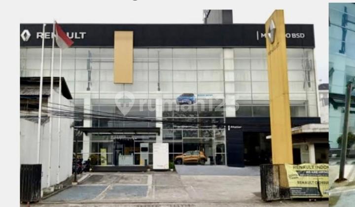 Dijual Cepat Tanah Dan Bangunan Ex Showroom! Dijamin Termurahhh Lokasi Di Jalan Utama Bsd Sangattt Strategis