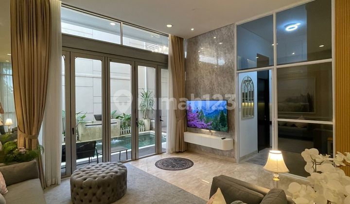 Turun harga rumah golfisland 10x20 furnish mewah fasilitas lengkap