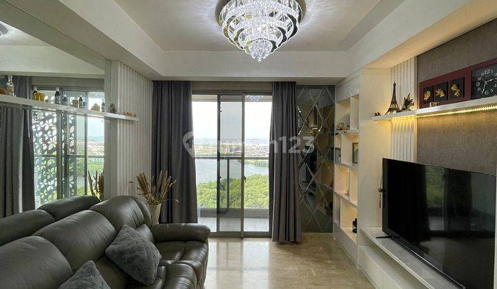 Sewa Apt Goldcoast 3bedroom Furnish Interior Swim Dan Laut View 1