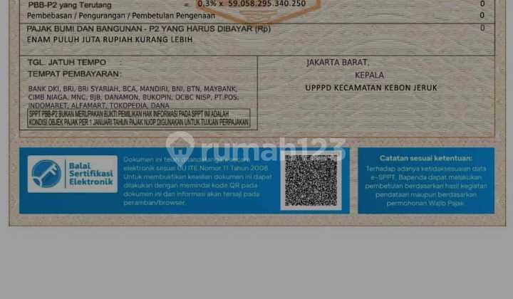Kavling Di Kedoya Hara Dibawah Njop Luas 1.190meter Sudah Shm 2