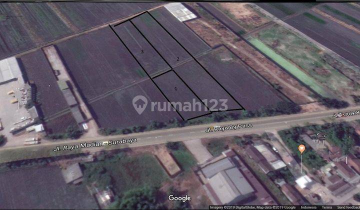 Dd12 Tanah Area Komersial di Jalan Raya Bypass Mojokerto 1