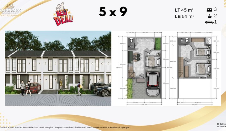 Nice House Nara Park, Rungkut, Surabaya 12