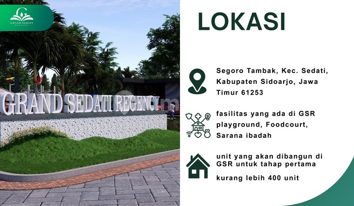 Grand Sedati Regency Hadir dengan One Gate System, Sidoarjo 2