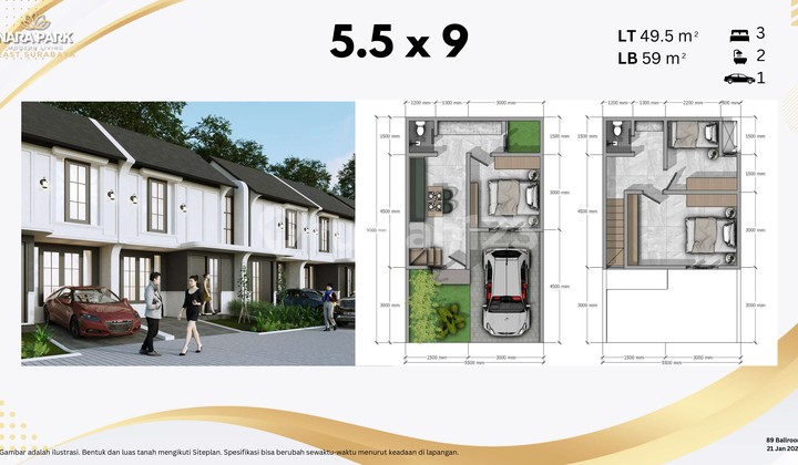 Nice House Nara Park, Rungkut, Surabaya 14