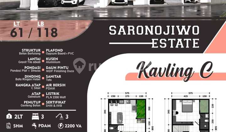 For Sale 5 Houses in Saronojiwo Estate, Progress Bangundi Surabaya 2