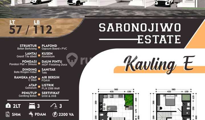 Dijual 5 Rumah Saronojiwo Estate, Progress Bangun Di Surabaya Dijual 5 Rumah Saronojiwo Estate, Progress Bangun Di Surabaya