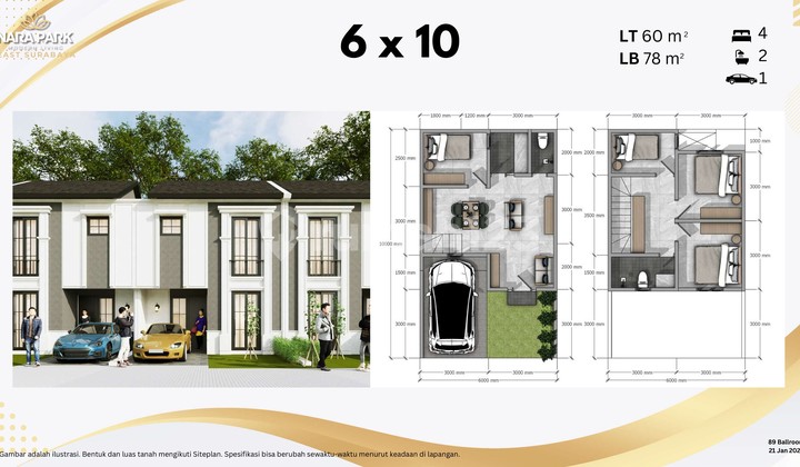 Nice House Nara Park, Rungkut, Surabaya 17