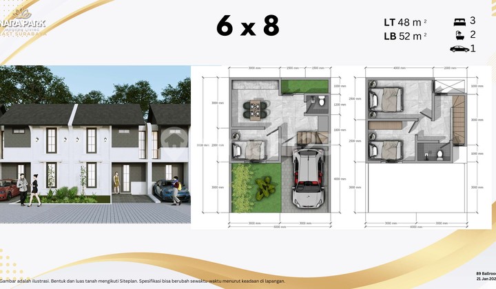 Nice House Nara Park, Rungkut, Surabaya 15