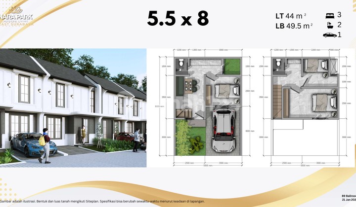 Nice House Nara Park, Rungkut, Surabaya 11