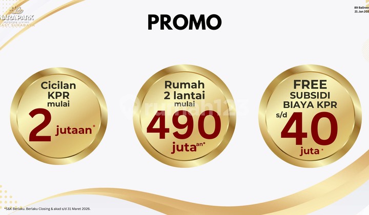 Nice House Nara Park, Rungkut, Surabaya 23