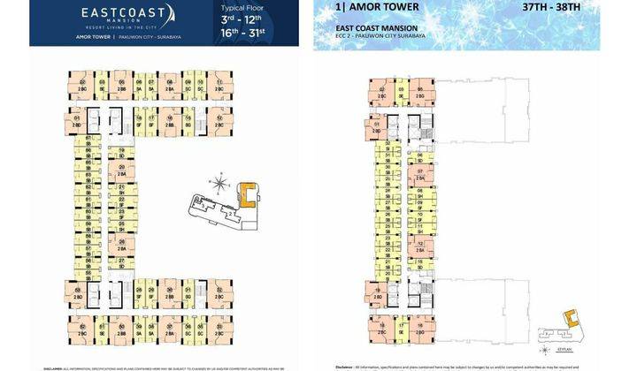 Dijual Apartemen Amor Pakuwon City  2