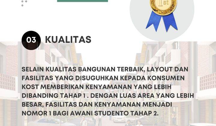 Rumah Kost 7 Kamar Tidur Awani Studento 2 Jatinangor  3
