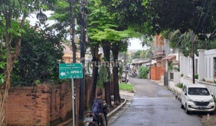 Rumah Mewah Di Jl Ampera Ii  Kamp Bendungan Pasar Minggu Jakarta Selatan Lt 1.174m2 Cash Only