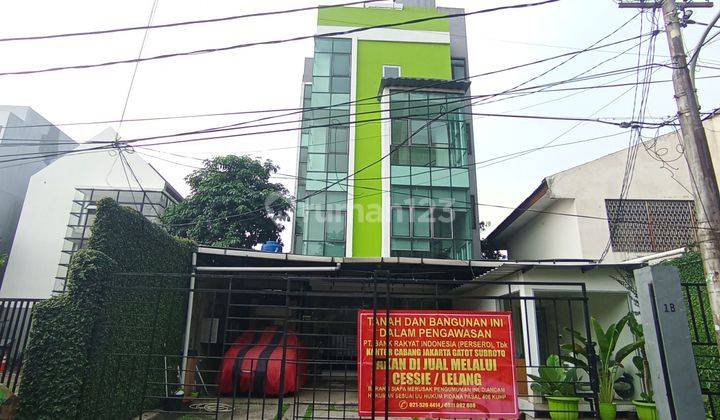 Kantor 4 Lantai Murah Di Komplek Bier Tebet Jakarta Selatan Lt 343m2 Cash Only 1