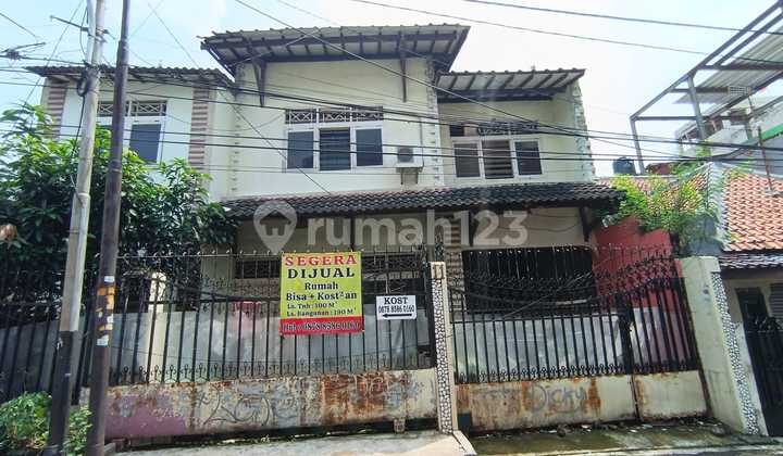 Rumah Lama 2 Lantai Cocok Kost di Jl Merpati Menteng Dalam Tebet Jakarta Selatan LT 85M2 Cash Only